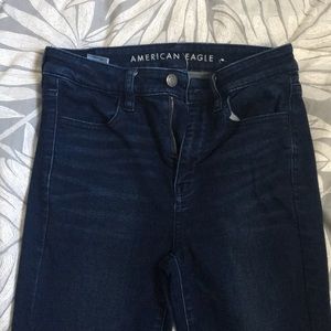 High rise stretch jeans